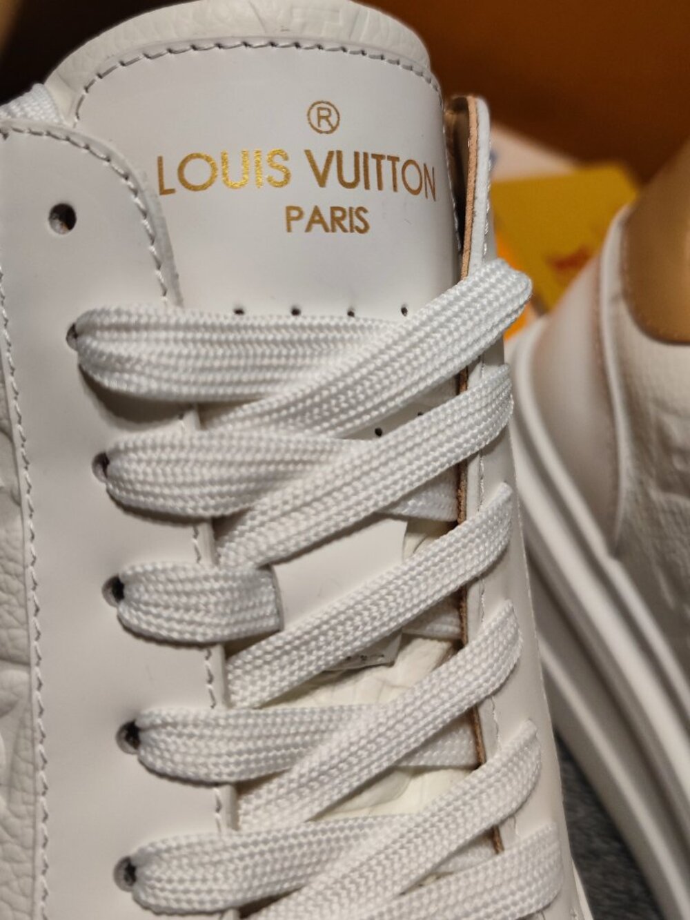 Louis Vuitton Beverly Hills Sneaker White Leather European EU Size 42 (US 8.5-9) - Picture 5 of 8